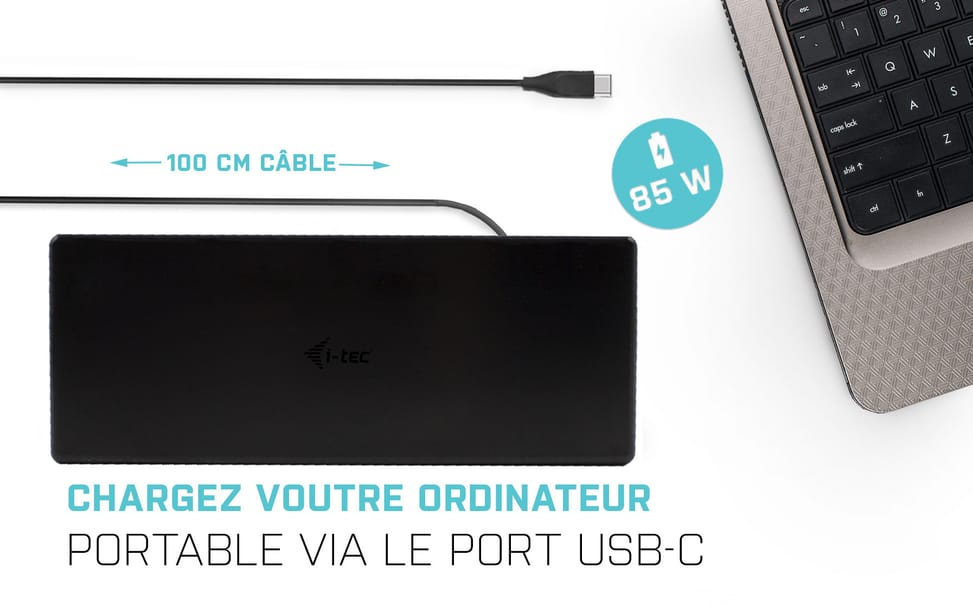i-tec USB-C/Thunderbolt 3 Triple Display Docking Station + Power Delivery 85W (C31TRIPLEDOCKPD) — image 11