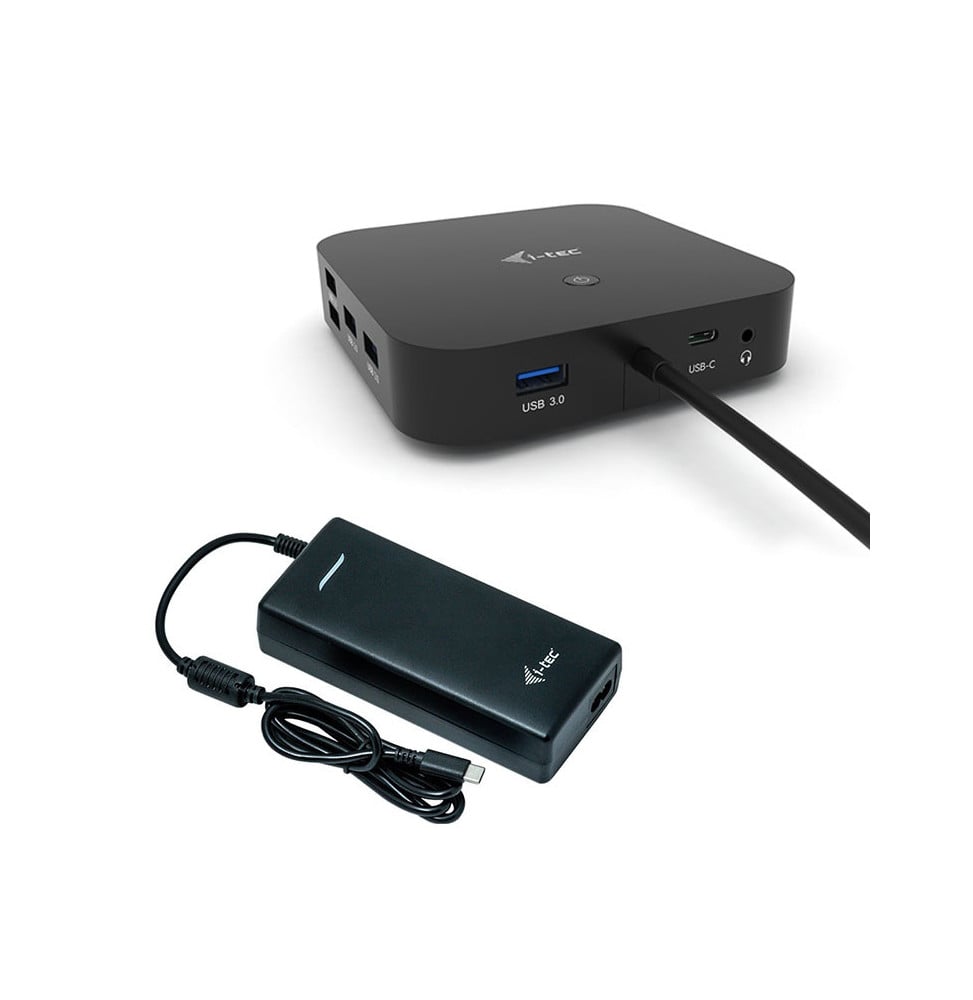 i-tec USB-C Dual Display Docking Station with Power Delivery 100 W + Universal Charger 100 W (C31DUALDPDOCKPD100W)