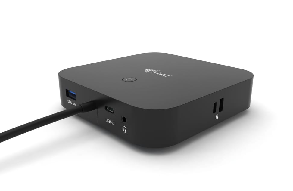 i-tec USB-C Dual Display Docking Station with Power Delivery 100 W + Universal Charger 100 W (C31DUALDPDOCKPD100W) — image 2