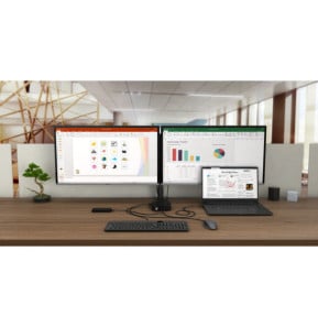 i-tec USB-C Dual Display Docking Station with Power Delivery 100 W + Universal Charger 100 W (C31DUALDPDOCKPD100W)