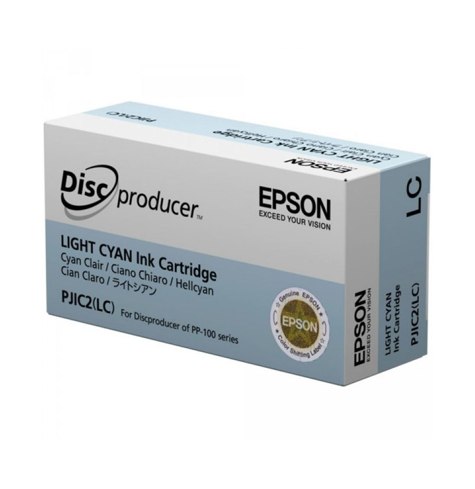 Epson PP-100 (PJIC2) Cyan Clair - Cartouche d'encre Epson d'origine (C13S020448)
