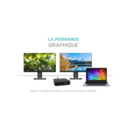 i-tec USB-C Dual Display Docking Station with Power Delivery 100 W + Universal Charger 100 W (C31DUALDPDOCKPD100W)