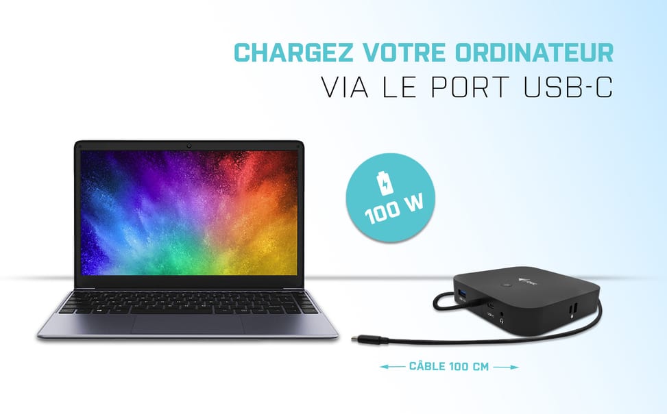i-tec USB-C Dual Display Docking Station with Power Delivery 100 W + Universal Charger 100 W (C31DUALDPDOCKPD100W) — image 16