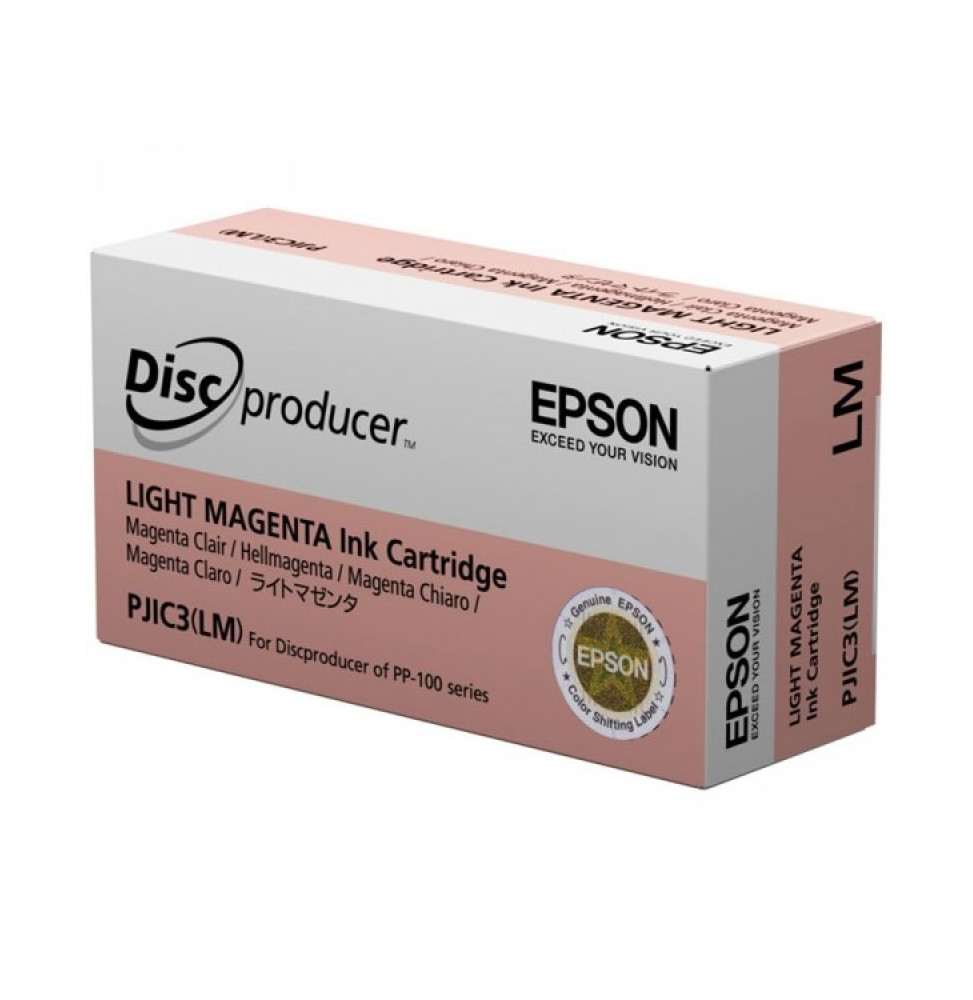 Epson PP-100 (PJIC3) Magenta Clair - Cartouche d'encre Epson d'origine (C13S020449)
