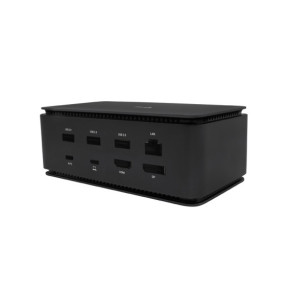 i-tec Metal USB4 Docking station Dual 4K HDMI DP with Power Delivery 80 W + Universal Charger 100 W (USB4DUALDOCK100W)