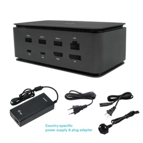 i-tec Metal USB4 Docking station Dual 4K HDMI DP with Power Delivery 80 W + Universal Charger 100 W (USB4DUALDOCK100W) — image 4