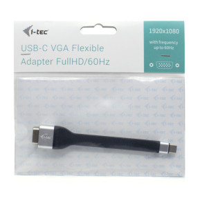i-tec USB-C Flat VGA Adapter 1920 x 1080p/60 Hz USB-C Flat VGA Adapter 1920 x 1080p/60 Hz  (C31FLATVGA60HZ)