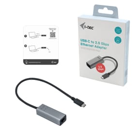 i-tec Metal USB-C 2.5Gbps Ethernet Adapter USB-C Metal 2.5Gbps Ethernet Adapter  (C31METAL25LAN) — image 4