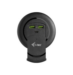 i-tec Built-in Desktop Fast Charger, USB-C PD 3.0 + 3x USB 3.0 QC3.0, 96 W (CHARGER96WD)