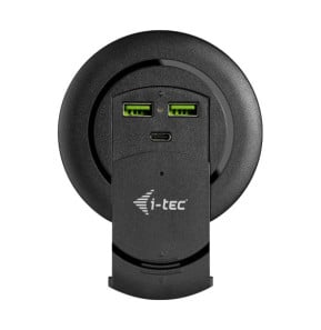 i-tec Built-in Desktop Fast Charger, USB-C PD 3.0 + 3x USB 3.0 QC3.0, 96 W (CHARGER96WD)