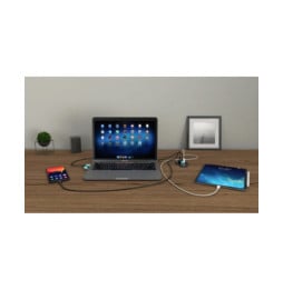i-tec Built-in Desktop Fast Charger, USB-C PD 3.0 + 3x USB 3.0 QC3.0, 96 W (CHARGER96WD)