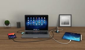 i-tec Built-in Desktop Fast Charger, USB-C PD 3.0 + 3x USB 3.0 QC3.0, 96 W (CHARGER96WD) — image 6