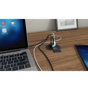 i-tec Built-in Desktop Fast Charger, USB-C PD 3.0 + 3x USB 3.0 QC3.0, 96 W (CHARGER96WD)