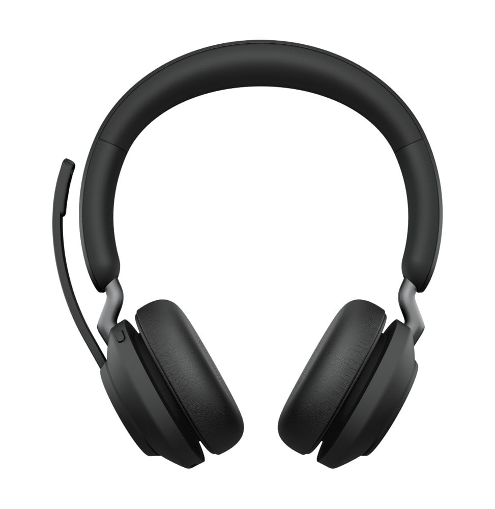 Jabra Evolve2 65, UC Stereo Casque Sans fil Arceau Bureau/Centre d'appels USB Type-A Bluetooth Noir (26599-989-999)