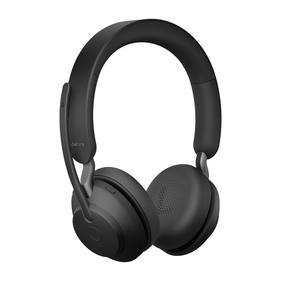 سماعة رأس لاسلكية Jabra Evolve2 65, UC Stereo للمكتب/مركز الاتصال USB Type-A Bluetooth أسود (26599-989-999) — صورة 2