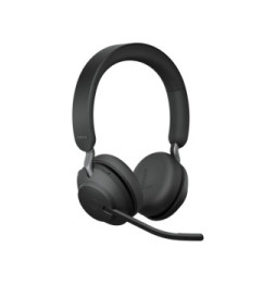 Jabra Evolve2 65, UC Stereo Casque Sans fil Arceau Bureau/Centre d'appels USB Type-A Bluetooth Noir (26599-989-999)