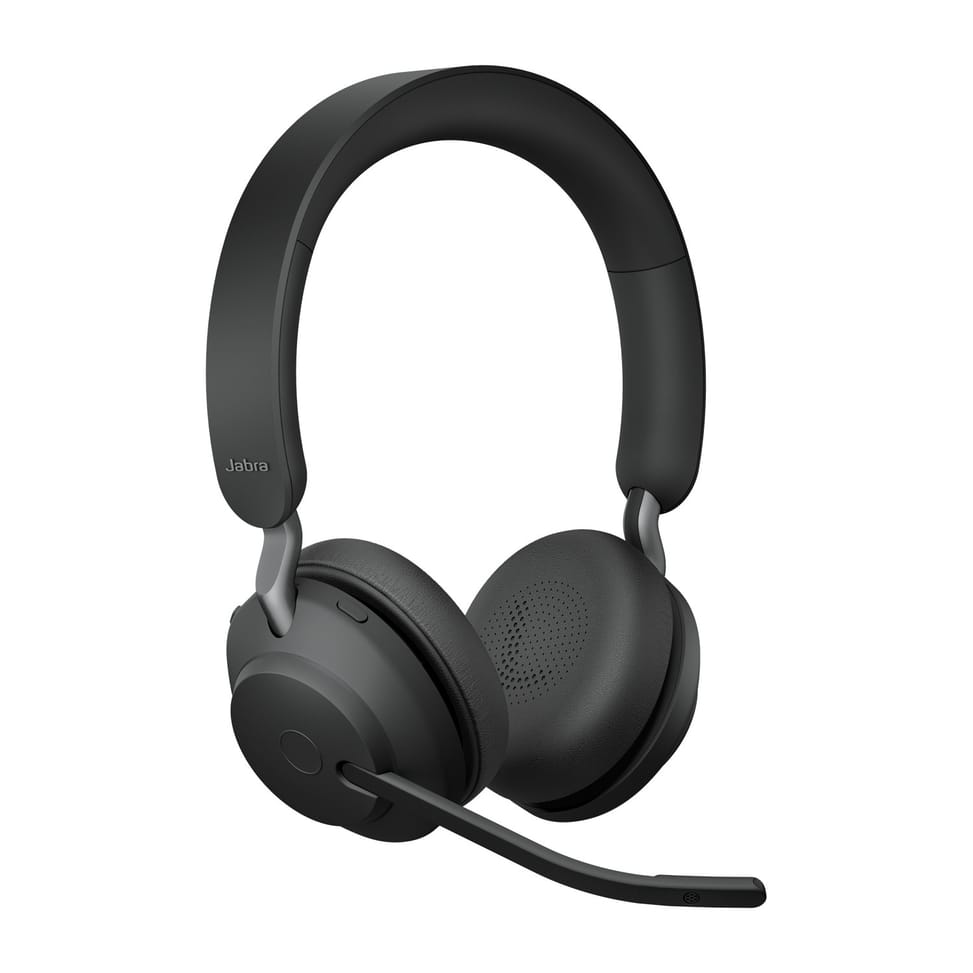سماعة رأس لاسلكية Jabra Evolve2 65, UC Stereo للمكتب/مركز الاتصال USB Type-A Bluetooth أسود (26599-989-999) — صورة 3