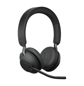 Jabra Evolve2 65, UC Stereo Casque Sans fil Arceau Bureau/Centre d'appels USB Type-A Bluetooth Noir (26599-989-999)