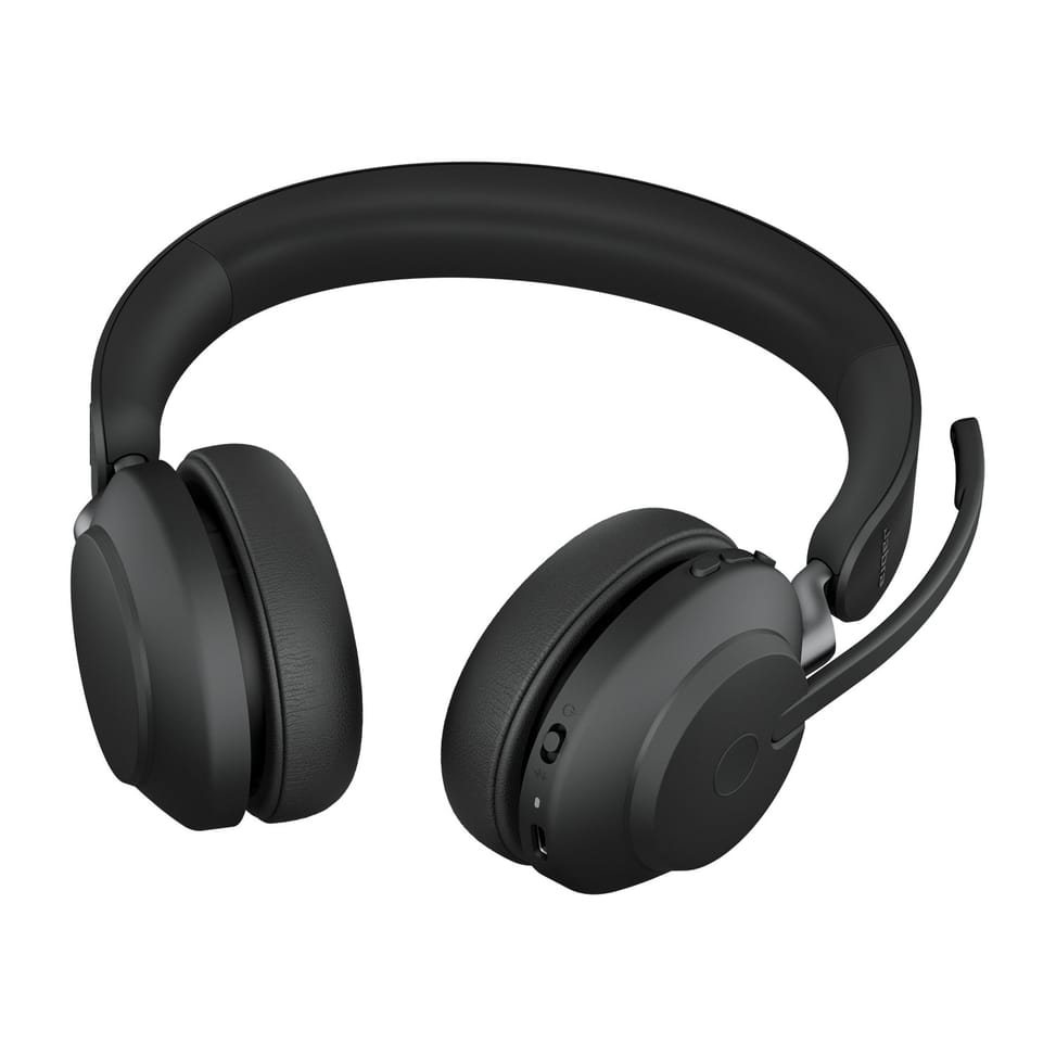 Jabra Evolve2 65, UC Stereo Casque Sans fil Arceau Bureau/Centre d'appels USB Type-A Bluetooth Noir (26599-989-999) — image 4