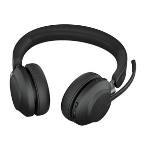 Jabra Evolve2 65, UC Stereo Casque Sans fil Arceau Bureau/Centre d'appels USB Type-A Bluetooth Noir (26599-989-999)