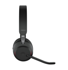 Jabra Evolve2 65, UC Stereo Casque Sans fil Arceau Bureau/Centre d'appels USB Type-A Bluetooth Noir (26599-989-999)