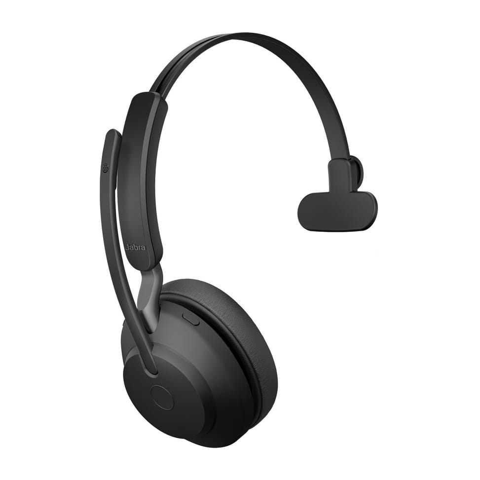 Jabra Evolve2 65, UC Mono Wireless Headband Headset Office/Call Centre USB Type-A Bluetooth Black (26599-889-999) — image 2