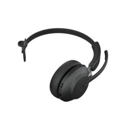 Jabra Evolve2 65, UC Mono Casque Sans fil Arceau Bureau/Centre d'appels USB Type-A Bluetooth Noir (26599-889-999)