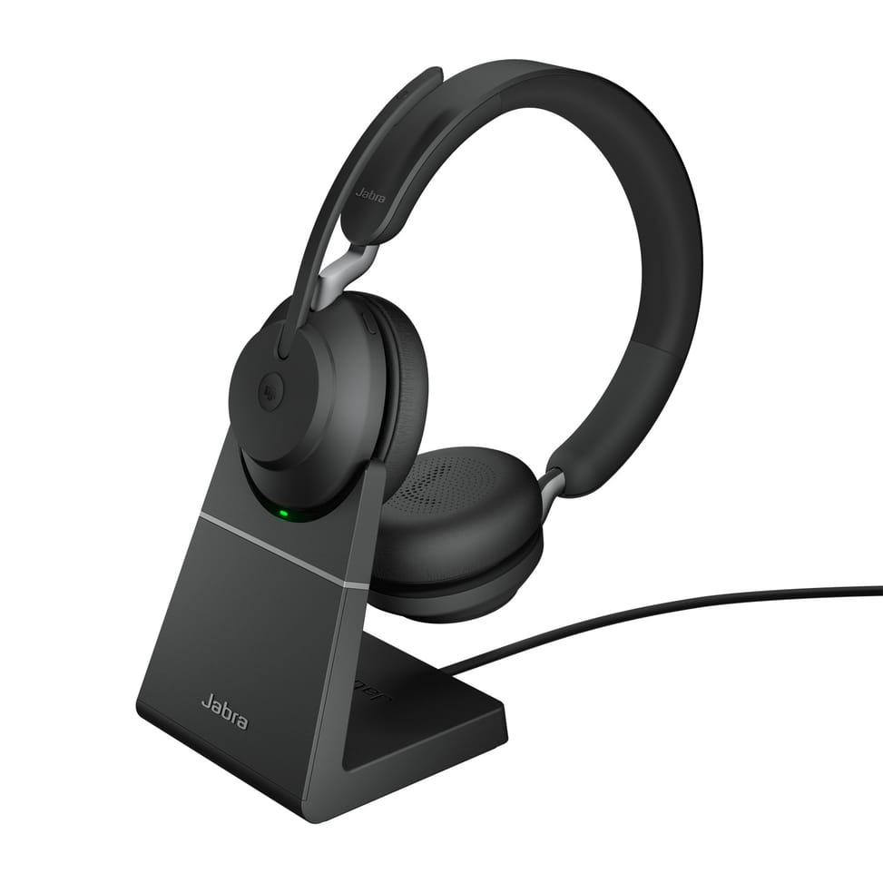 Jabra Evolve2 65, MS Stereo Wireless Headband Headset Office/Call Centre USB Type-A Bluetooth Black (26599-999-989) — image 1