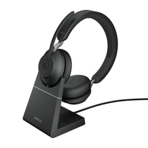 Jabra Evolve2 65, MS Stereo Wireless Headband Headset Office/Call Centre USB Type-A Bluetooth Black (26599-999-989)