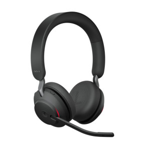 Jabra Evolve2 65, MS Stereo Casque Sans fil Arceau Bureau/Centre d'appels USB Type-A Bluetooth Noir (26599-999-989)