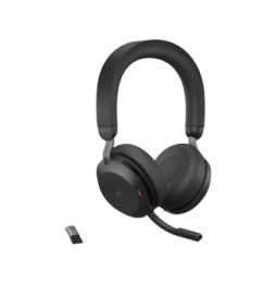 Jabra Evolve2 75 Casque Sans fil Arceau Bureau/Centre d'appels Bluetooth Noir Jabra Evolve2 75  (27599-999-999)