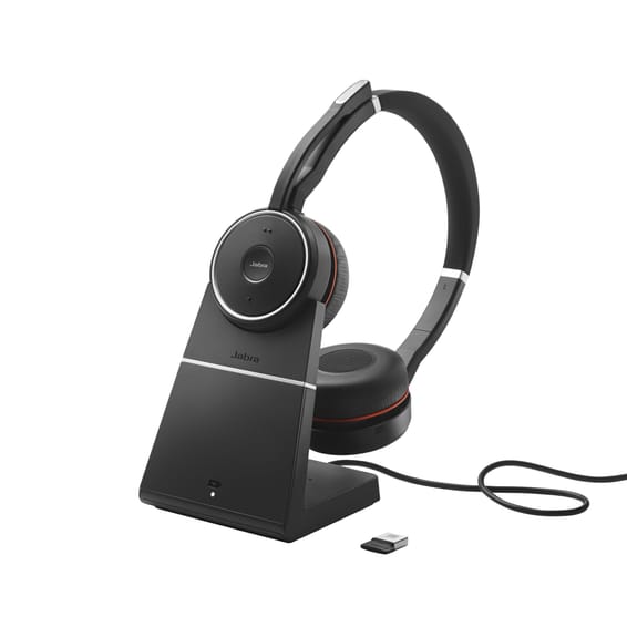 Jabra Evolve 75 Casque Avec fil &sans fil Arceau Appels/Musique Bluetooth Socle de chargement Noir (7599-848-199)