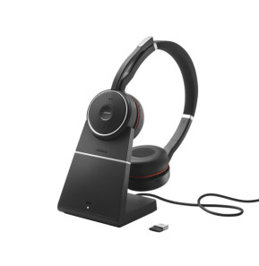 Jabra Evolve 75 Casque Avec fil &sans fil Arceau Appels/Musique Bluetooth Socle de chargement Noir (7599-842-199)