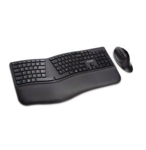 Kensington ProFit Ergo clavier Souris incluse FR sans fil +USB QWERTZ Allemand Noir (K75406DE)