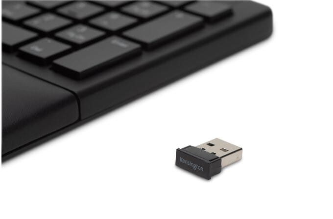 Kensington ProFit Ergo clavier Souris incluse FR sans fil +USB QWERTZ Allemand Noir (K75406DE) — image 5
