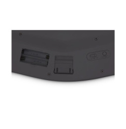 Kensington ProFit Ergo clavier Souris incluse FR sans fil +USB QWERTZ Allemand Noir (K75406DE)
