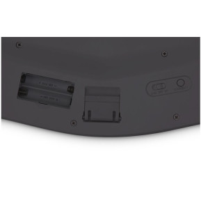 Kensington ProFit Ergo clavier Souris incluse FR sans fil +USB QWERTZ Allemand Noir (K75406DE)