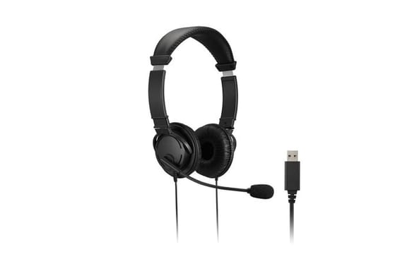 Kensington Micro-Casque Classic USB-A avec réglage du micro et du volume (K33065WW)