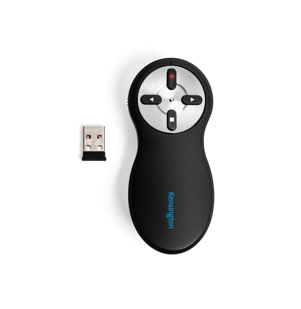 Kensington Télécommande de présentation sans fil avec pointeur laser rouge (33374EU)