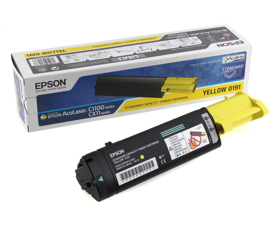Epson 0191 Jaune - Toner Epson d'origine (C13S050191) — image 1