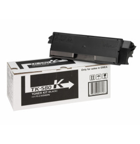 KYOCERA TK-580K Cartouche de toner 1 pièce(s) Original Noir La cartouche de toner pour FS-C5150DN, Noir  (1T02KT0NL0)