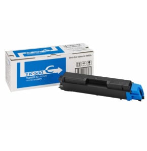 KYOCERA TK-580C Cartouche de toner 1 pièce(s) Original Cyan La cartouche de toner pour FS-C5150DN, Cyan  (1T02KTCNL0)