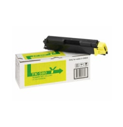 KYOCERA TK-580Y Cartouche de toner 1 pièce(s) Original Jaune (1T02KTANL0)