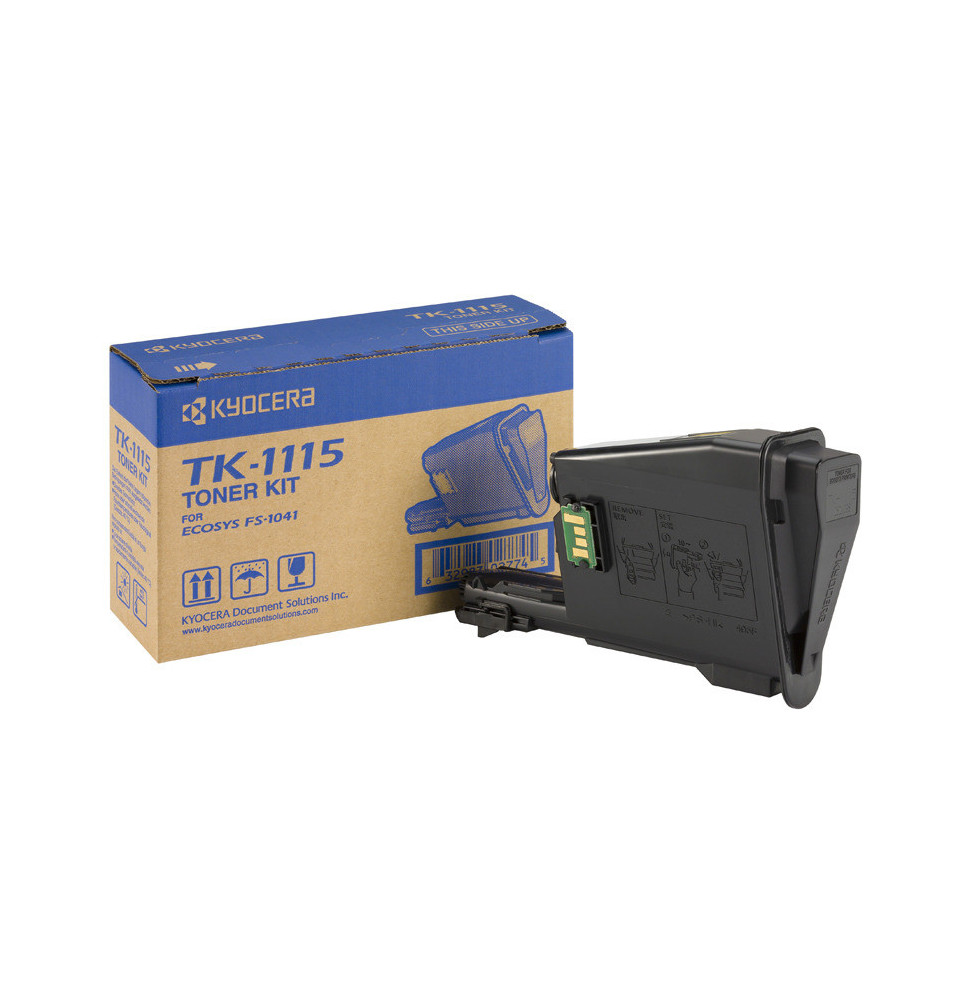 KYOCERA TK-1115 Cartouche de toner 1 pièce(s) Original Noir (1T02M50NLV)