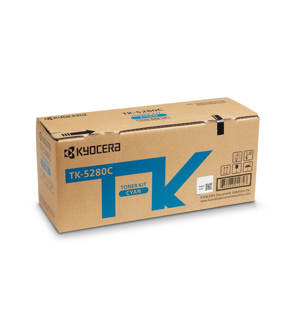 KYOCERA TK-5280C Cartouche de toner 1 pièce(s) Original Cyan (1T02TWCNL0)