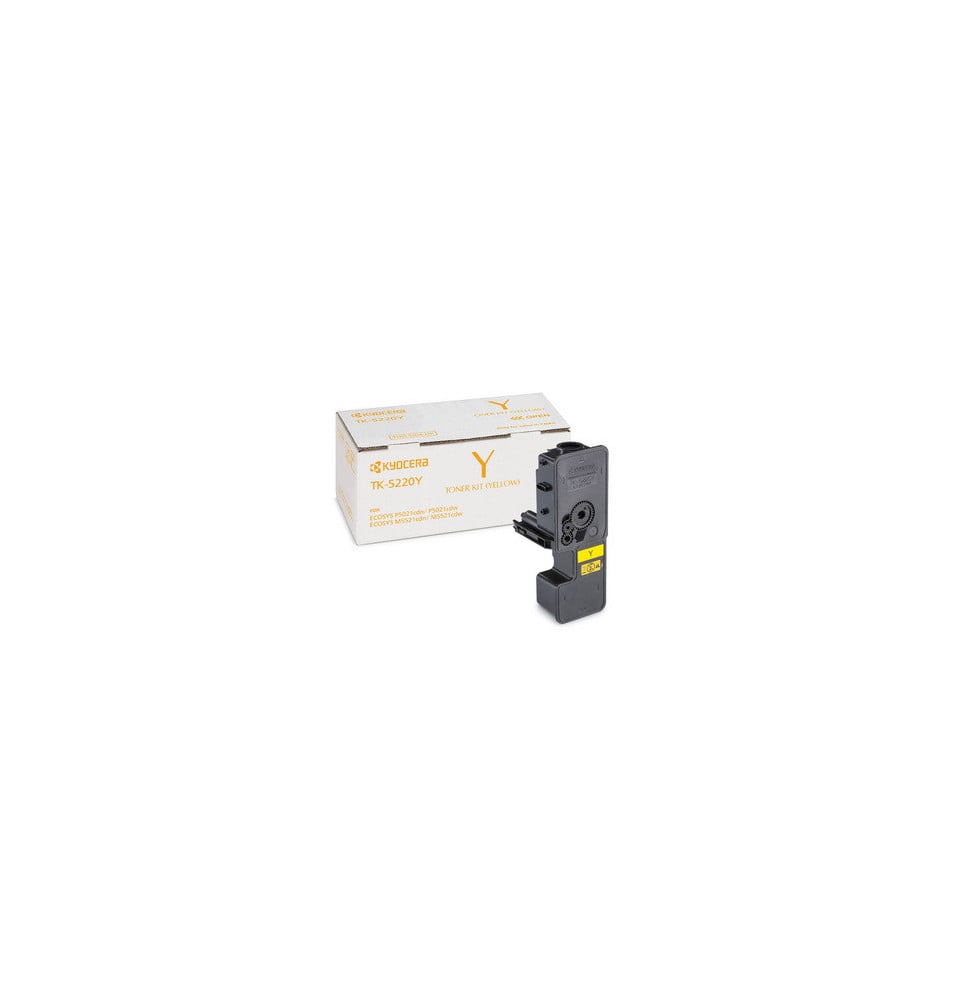 KYOCERA TK-5220Y Cartouche de toner 1 pièce(s) Original Jaune (1T02R9ANL1)
