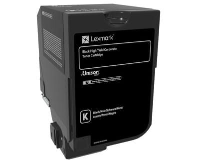 Lexmark 74C2HKE Cartouche de toner 1 pièce(s) Original Noir (74C2HKE)