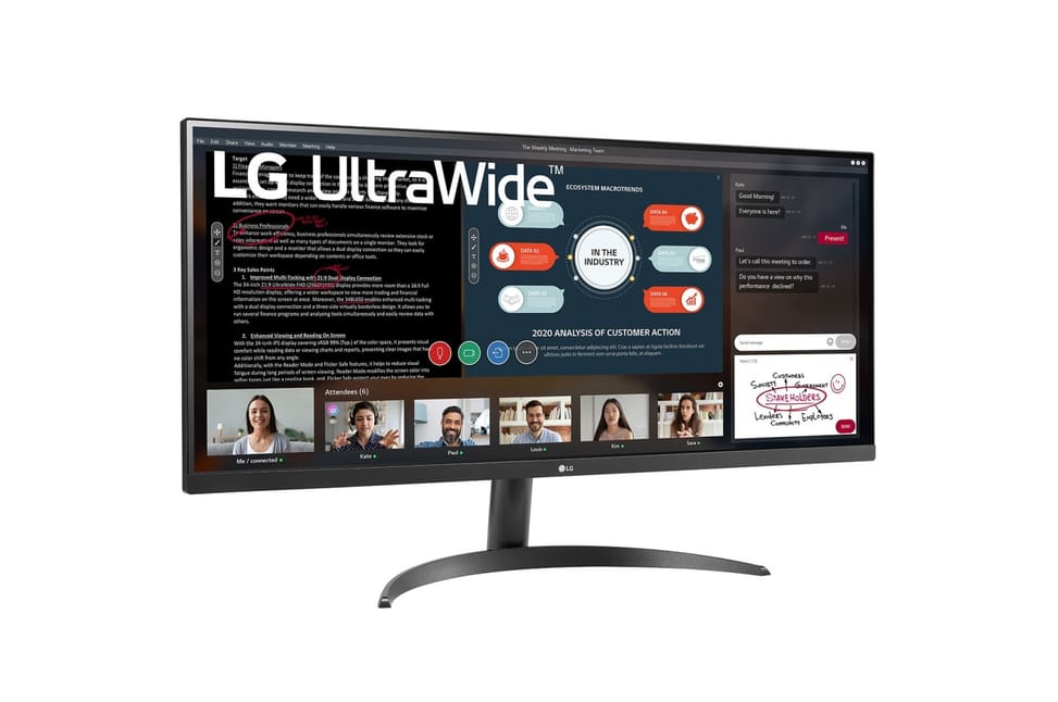 LG 34WP500-B écran plat de PC 86,4 cm (34") 2560 x 1080 pixels Full HD Ultra large LED Noir (34WP500-B.BEU) — image 3