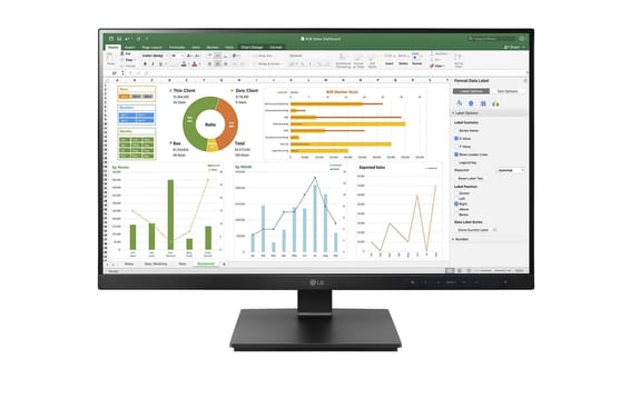 LG 24BN65YP-B écran plat de PC 61 cm (24") 1920 x 1080 pixels Full HD LED Noir (24BN65YP-B)