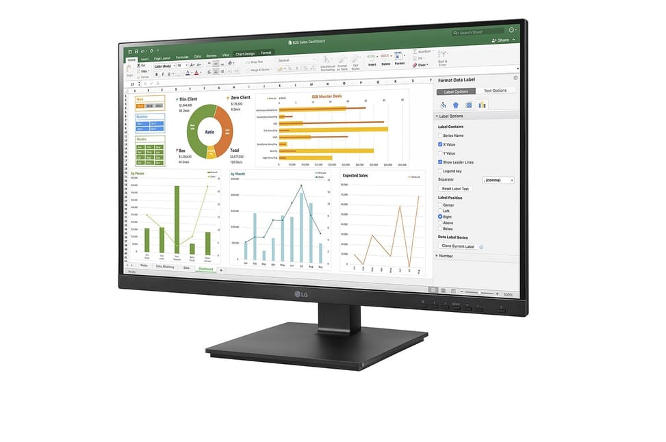 LG 24BN65YP-B écran plat de PC 61 cm (24") 1920 x 1080 pixels Full HD LED Noir (24BN65YP-B) — image 2
